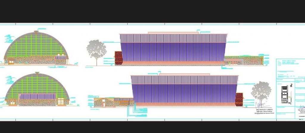 Firmaron inicio de obra del Polideportivo de Bowen