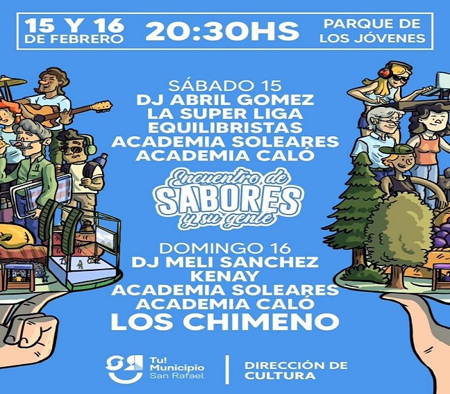  Fin de semana con gastronomía, colectividades, bodegas y espectáculos en el parque de los jóvenes