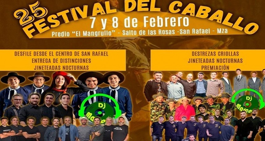 25º Festival del Caballo: Destrezas, Cabalgatas y mucho folklore del bueno