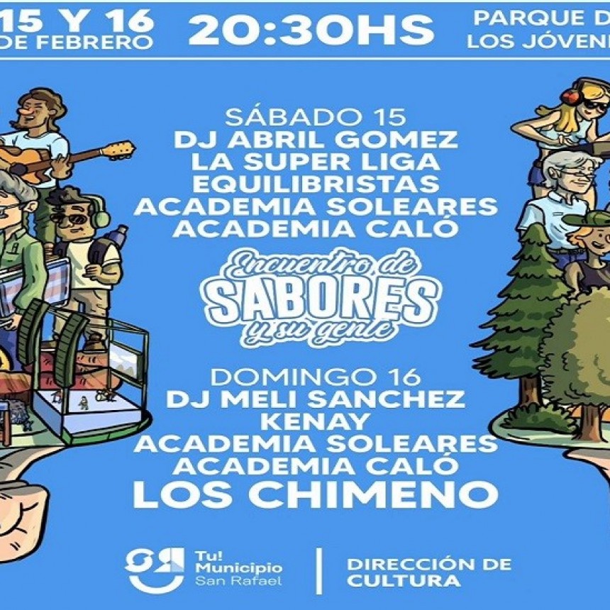 Fin de semana con gastronomía, colectividades, bodegas y espectáculos en el parque de los jóvenes
