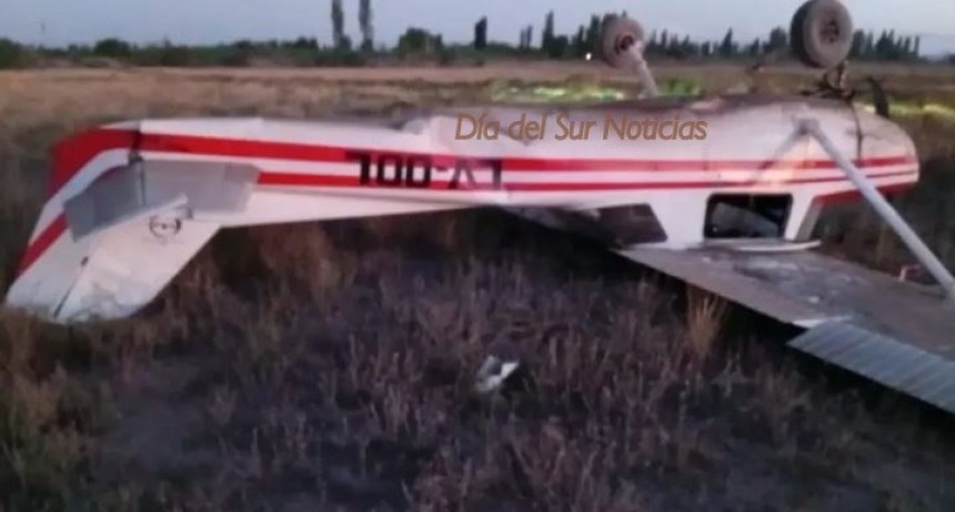 Cayó avión en inmediaciones de calle Los Filtros al 8.000