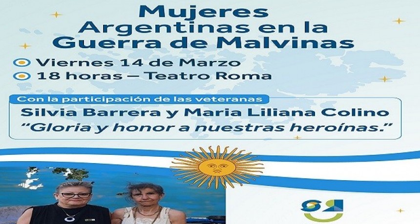 Charla abierta de Veteranas de Malvinas en el Roma