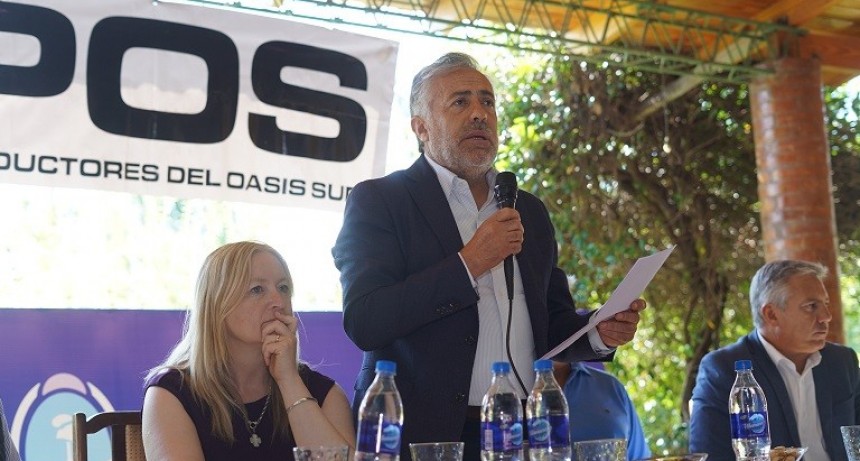 Cornejo aseguró en Real del Padre que “el Gobierno provincial no abandona al agro, lo sostiene y lo va a proteger”