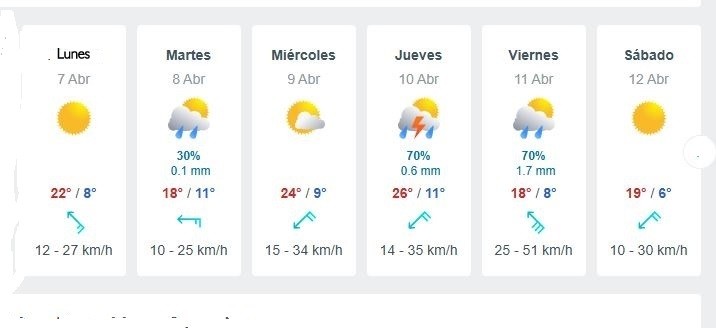 Llega lento el frio