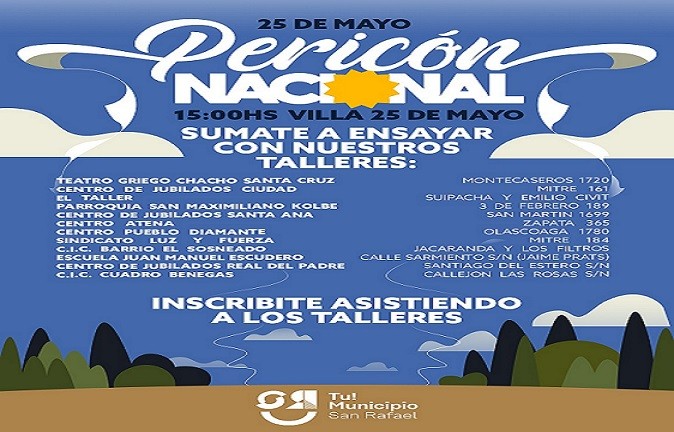 Nuevo Pericón del 25 de mayo en La Villa