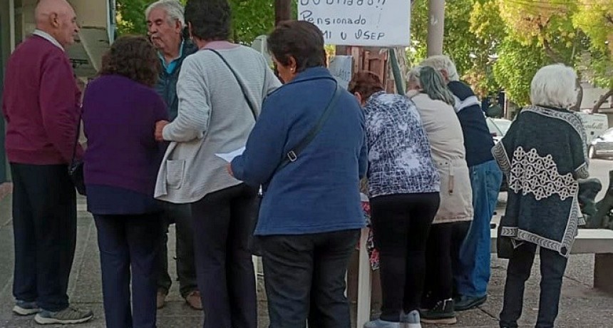Reclamos de jubilados en General Alvear