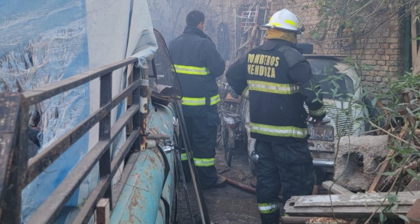 Incendio en una vivienda