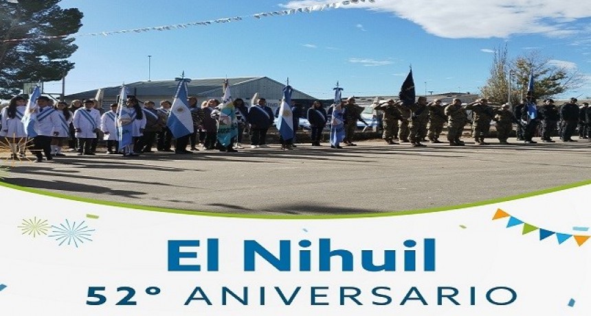 El Nihuil celebra 52 años de vida