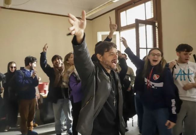 Juan Grabois detenido por tomar el Instituto Juan Domingo Perón
