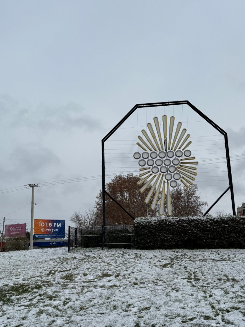 San Rafael siempre te sorprende y ahora con nieve