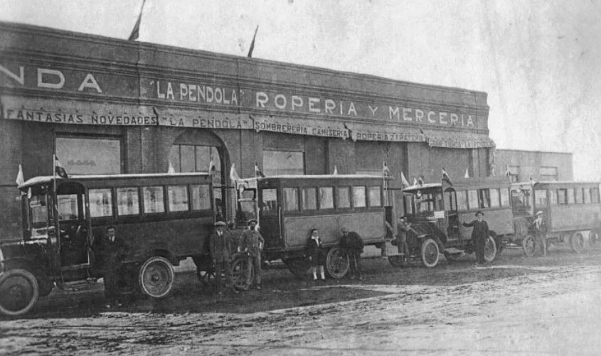 Esos colectivos en los inicios de San Rafael