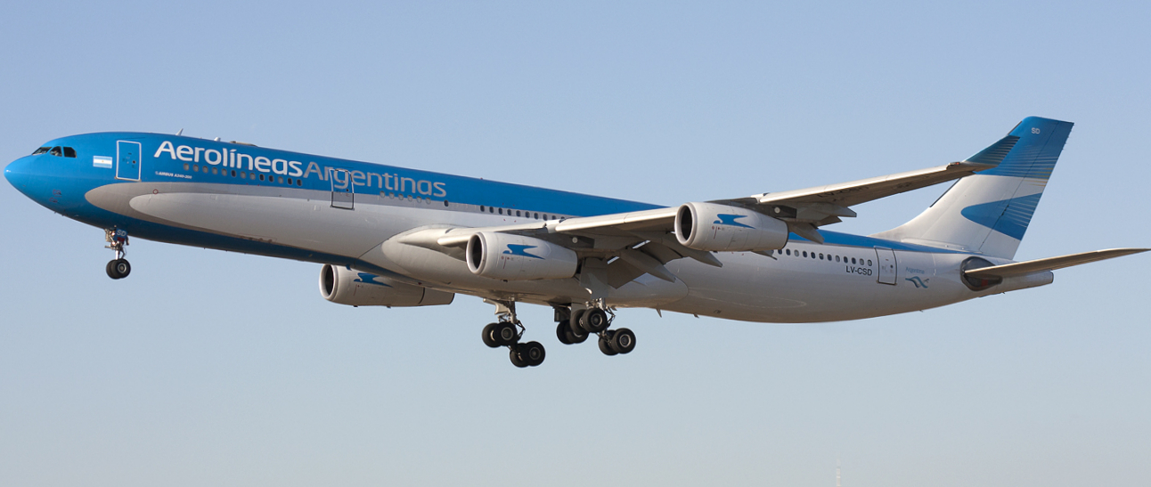 Resultado de imagen para A340 aerolineas argentinas